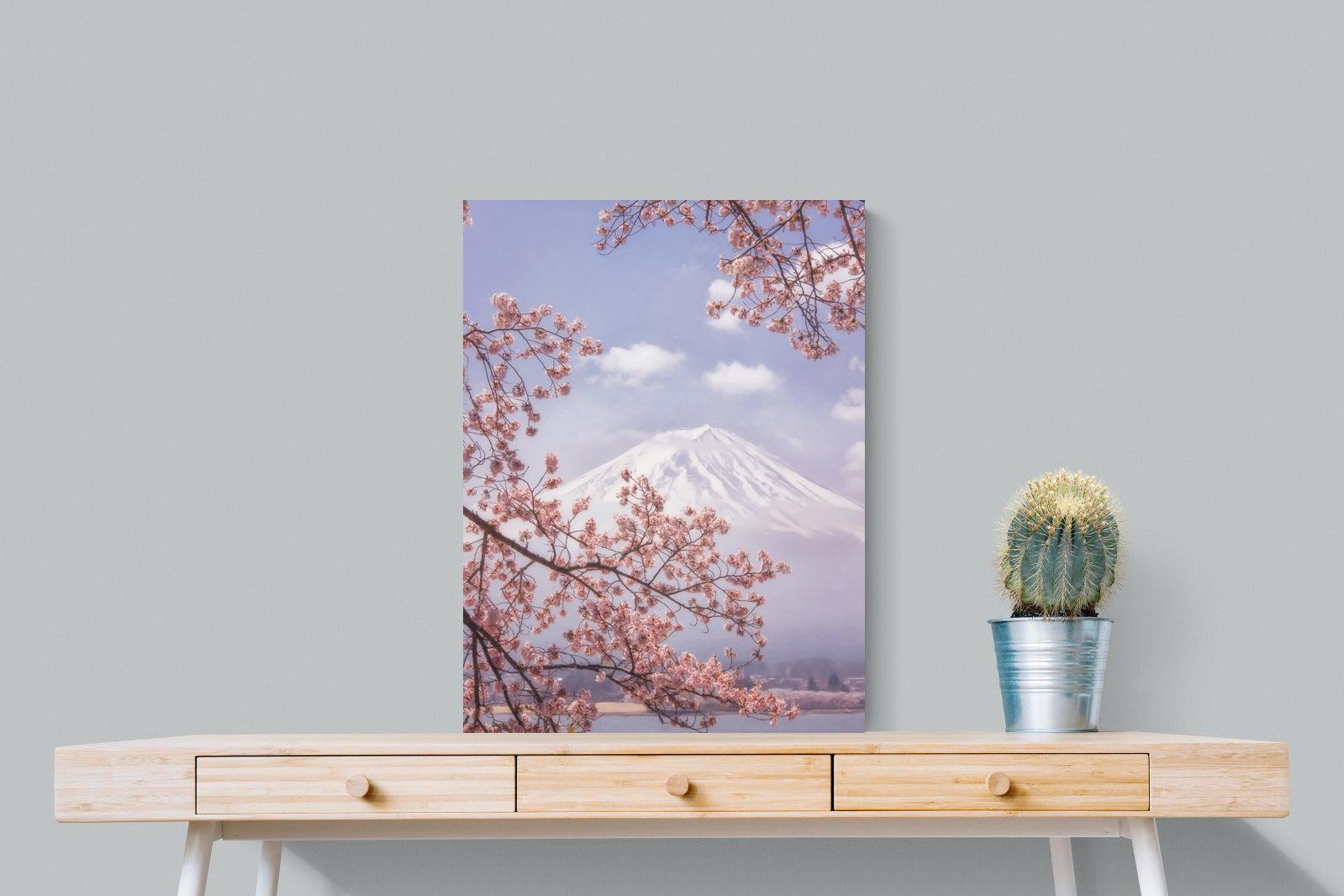 Cherry Blossom-Wall_Art-60 x 80cm-Mounted Canvas-No Frame-Pixalot