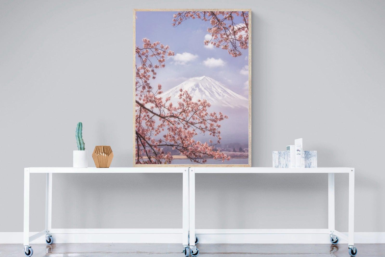 Cherry Blossom-Wall_Art-90 x 120cm-Mounted Canvas-Wood-Pixalot