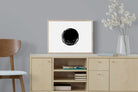 Circle Stroke-Wall_Art-60 x 45cm-Mounted Canvas-Wood-Pixalot