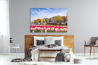 City Tulips-Wall_Art-150 x 100cm-Mounted Canvas-No Frame-Pixalot