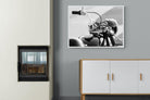 Classic Bike-Wall_Art-100 x 75cm-Mounted Canvas-White-Pixalot