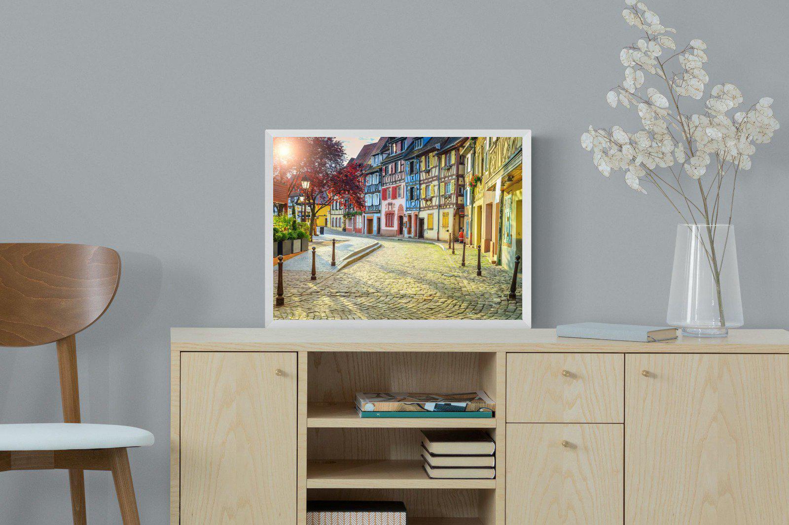 Cobbles-Wall_Art-60 x 45cm-Mounted Canvas-White-Pixalot