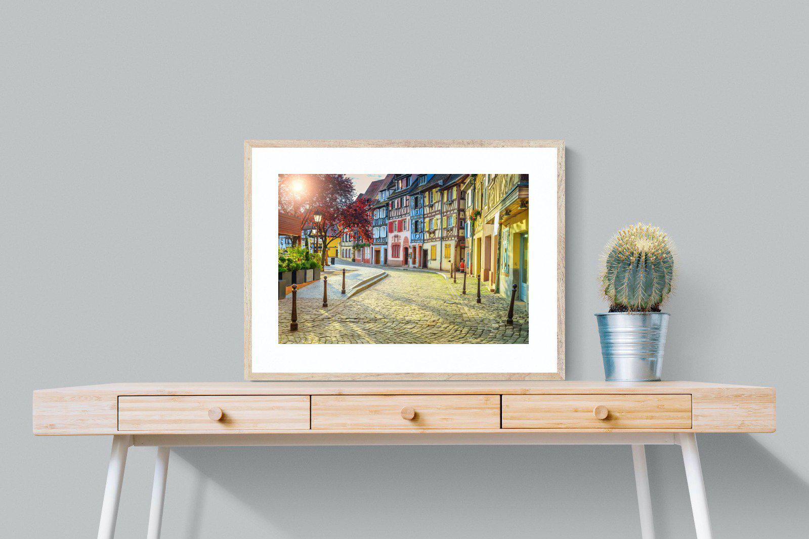 Cobbles-Wall_Art-80 x 60cm-Framed Print-Wood-Pixalot