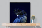 Cockatoo-Wall_Art-100 x 100cm-Mounted Canvas-Black-Pixalot