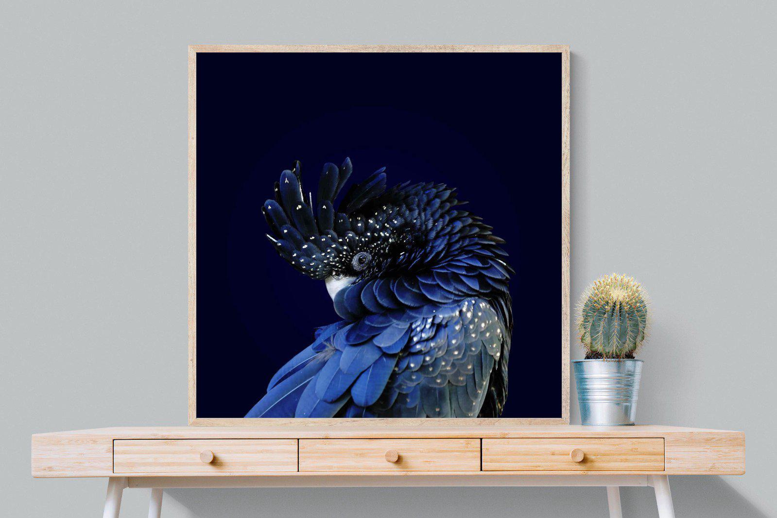 Cockatoo-Wall_Art-100 x 100cm-Mounted Canvas-Wood-Pixalot