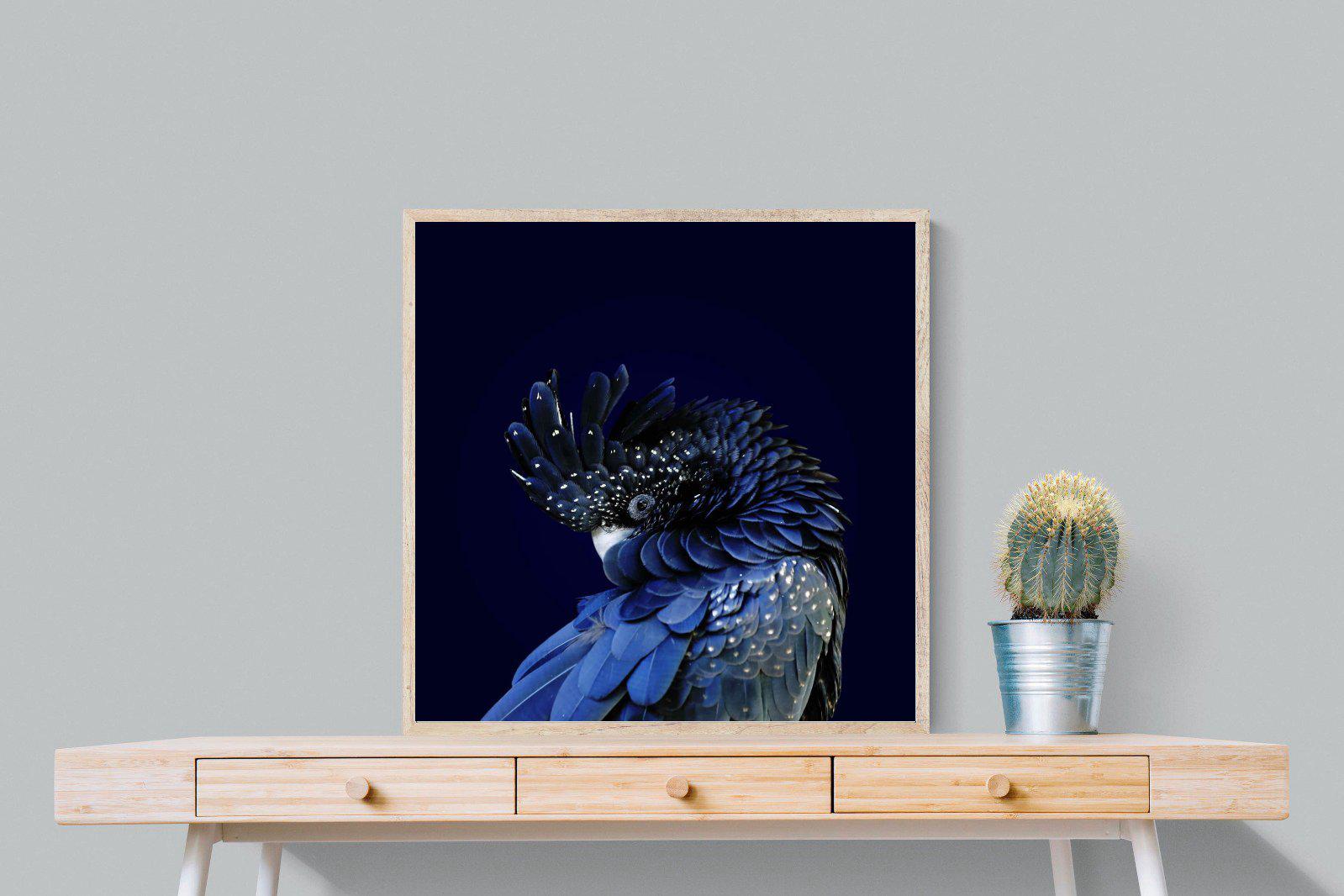 Cockatoo-Wall_Art-80 x 80cm-Mounted Canvas-Wood-Pixalot