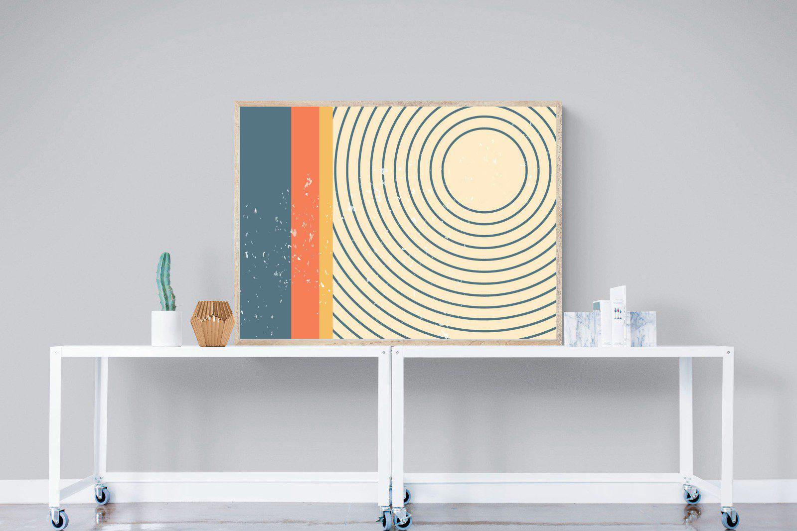 Concentric-Wall_Art-120 x 90cm-Mounted Canvas-Wood-Pixalot