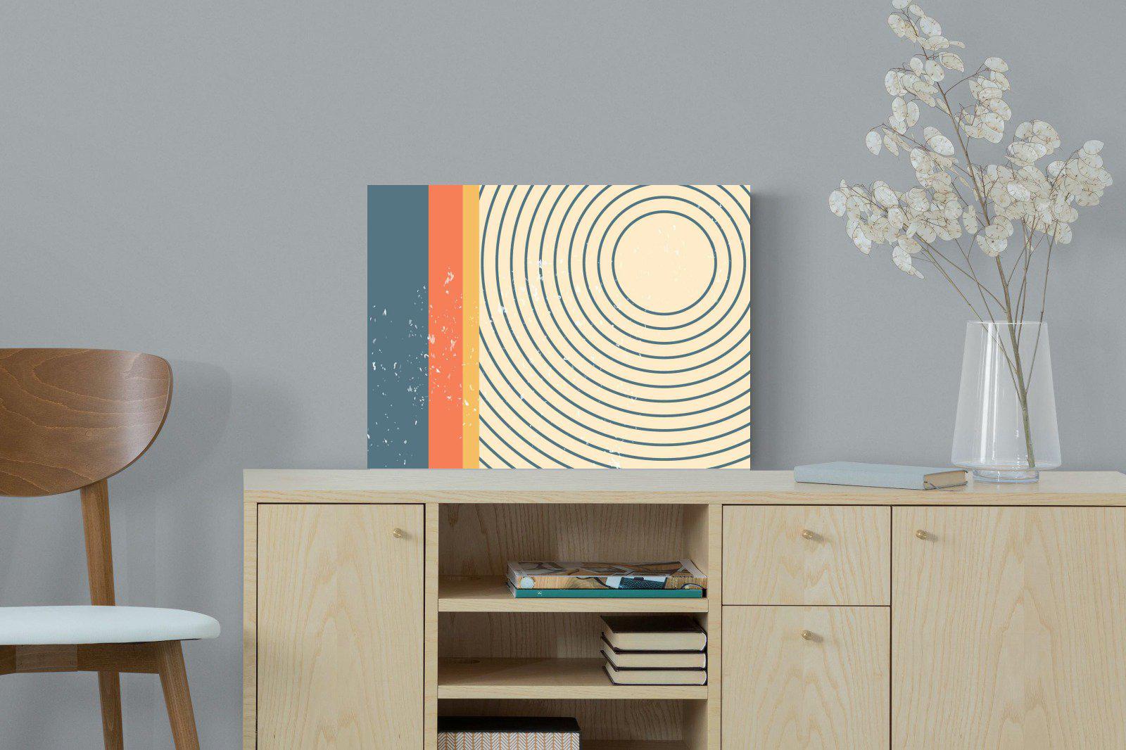 Concentric-Wall_Art-60 x 45cm-Mounted Canvas-No Frame-Pixalot