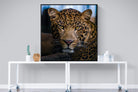 Contempt-Wall_Art-120 x 120cm-Mounted Canvas-Black-Pixalot