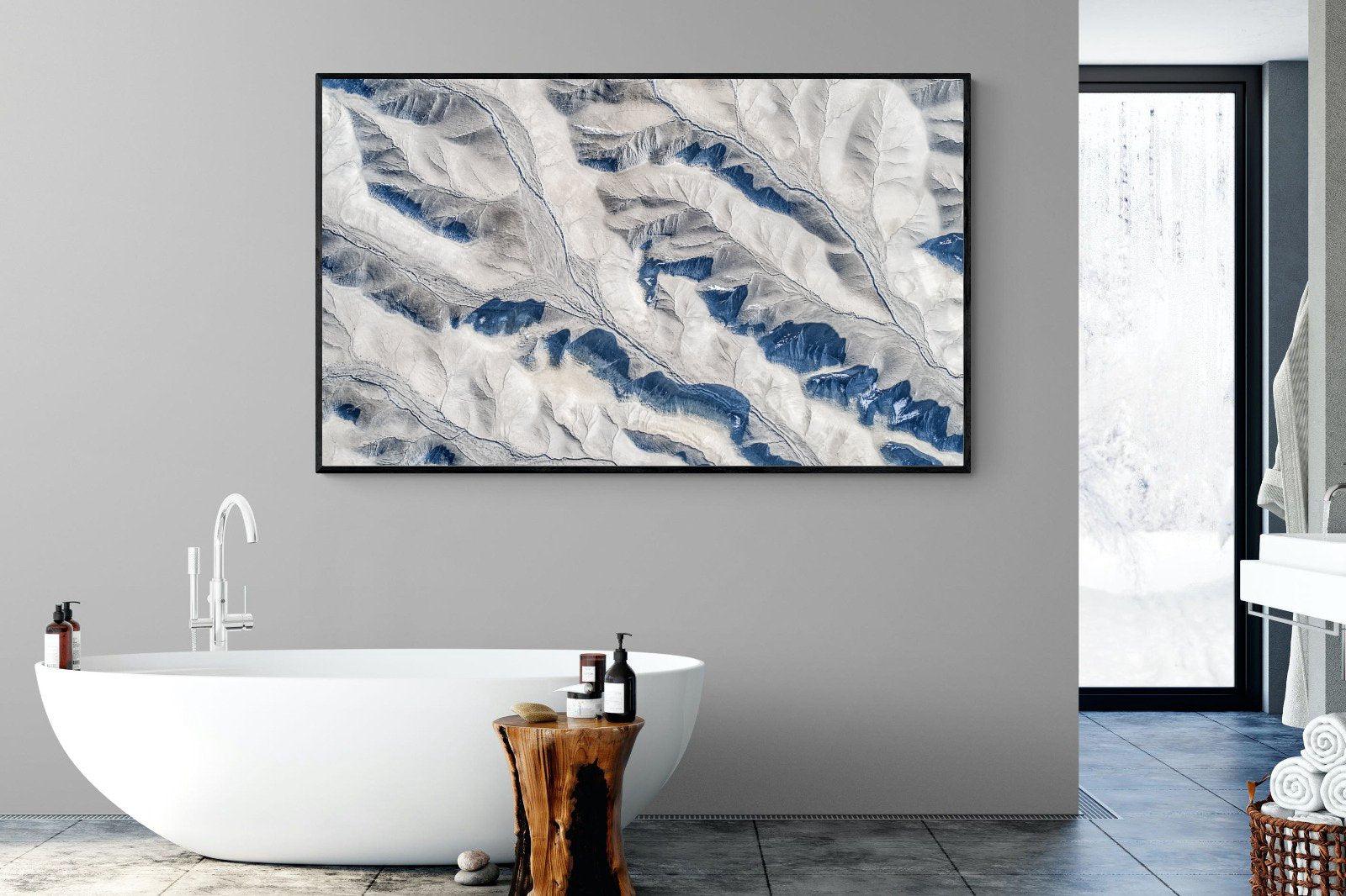 Contours-Wall_Art-180 x 110cm-Mounted Canvas-Black-Pixalot