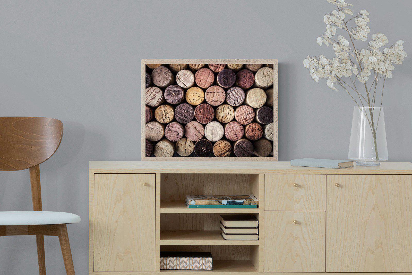 Corked-Wall_Art-60 x 45cm-Mounted Canvas-Wood-Pixalot