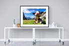 Cow-Wall_Art-120 x 90cm-Framed Print-Black-Pixalot