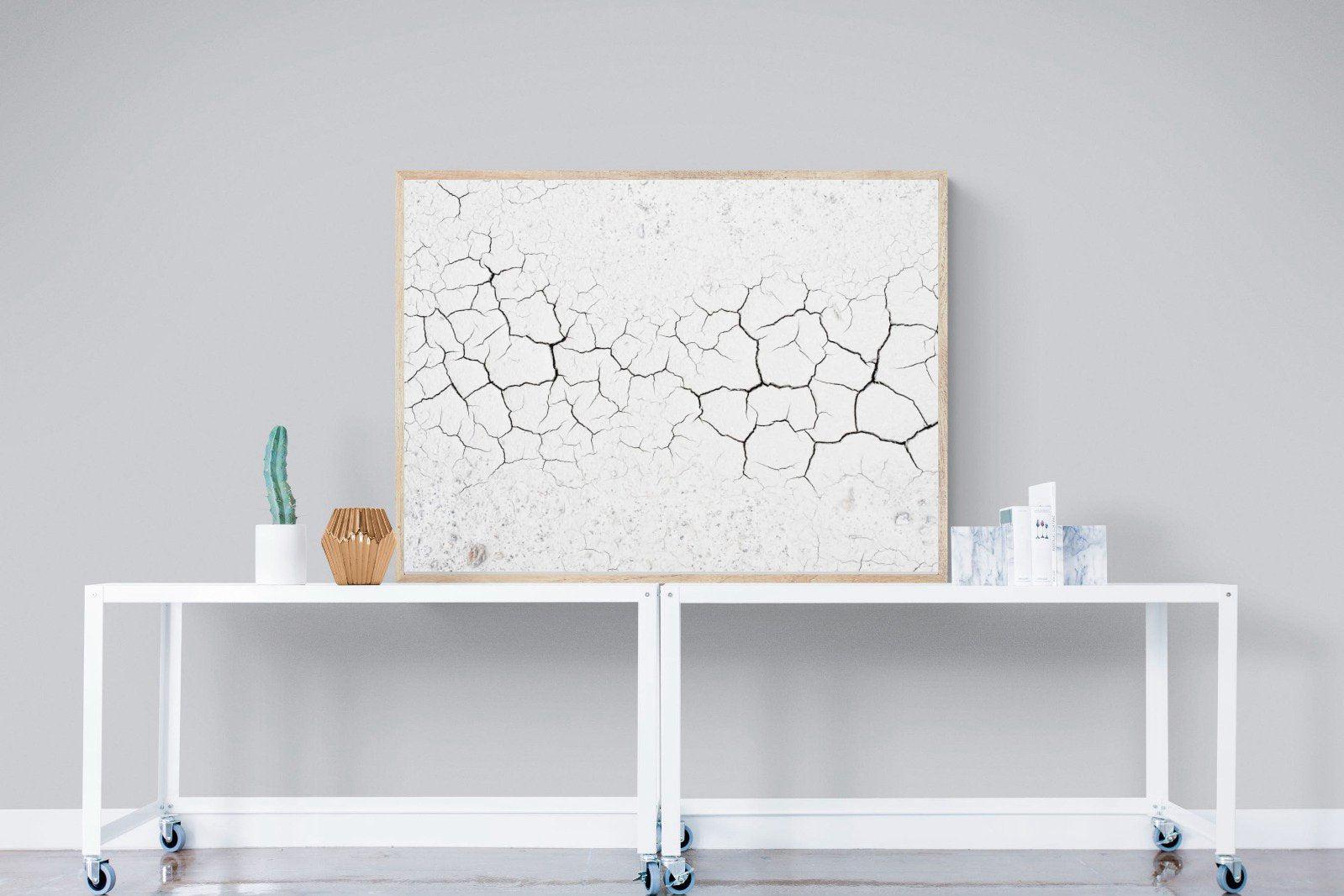 Cracked Earth-Wall_Art-120 x 90cm-Mounted Canvas-Wood-Pixalot