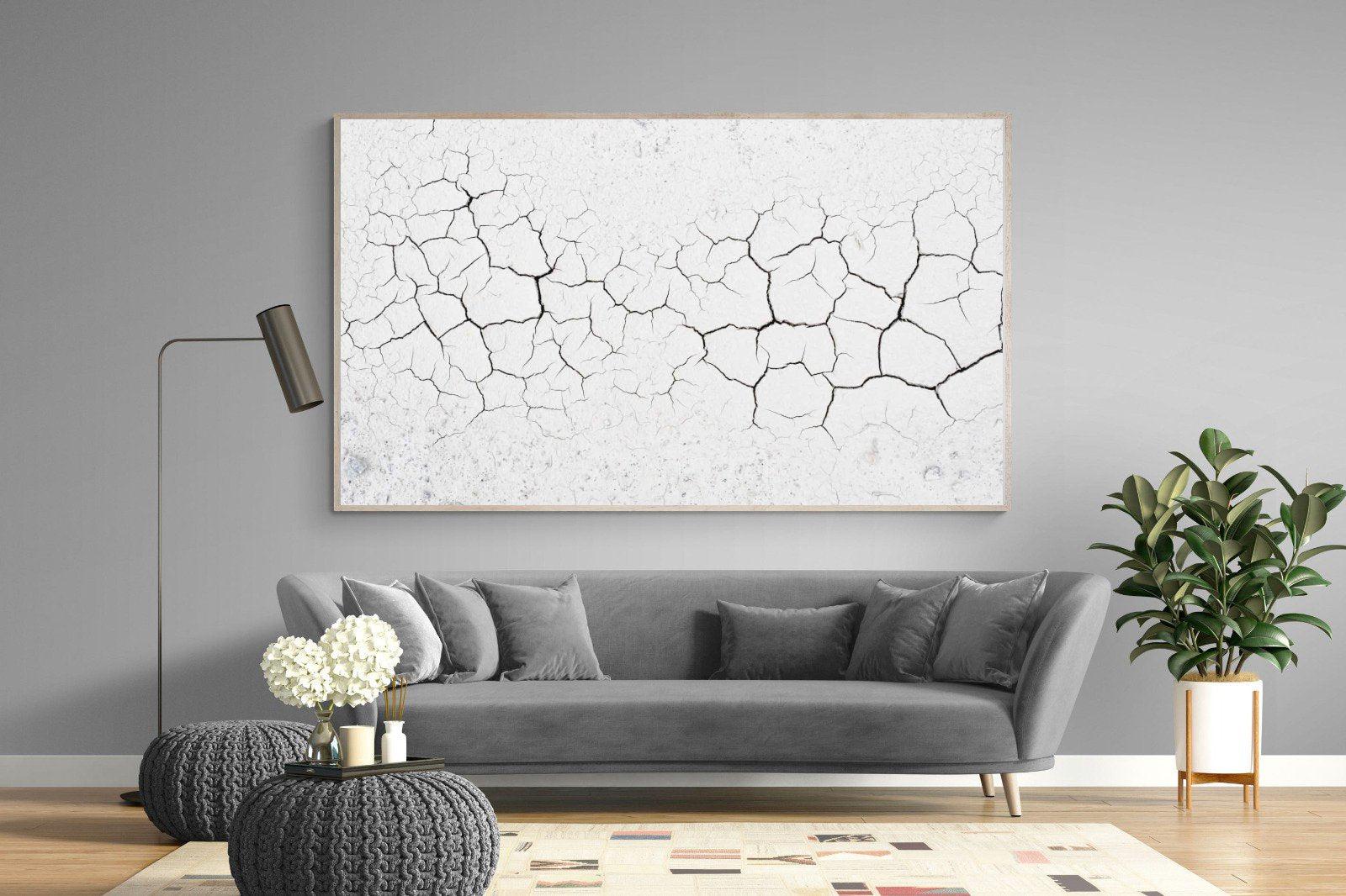 Cracked Earth-Wall_Art-220 x 130cm-Mounted Canvas-Wood-Pixalot