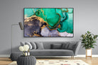 Crème de Menthe-Wall_Art-220 x 130cm-Mounted Canvas-Black-Pixalot