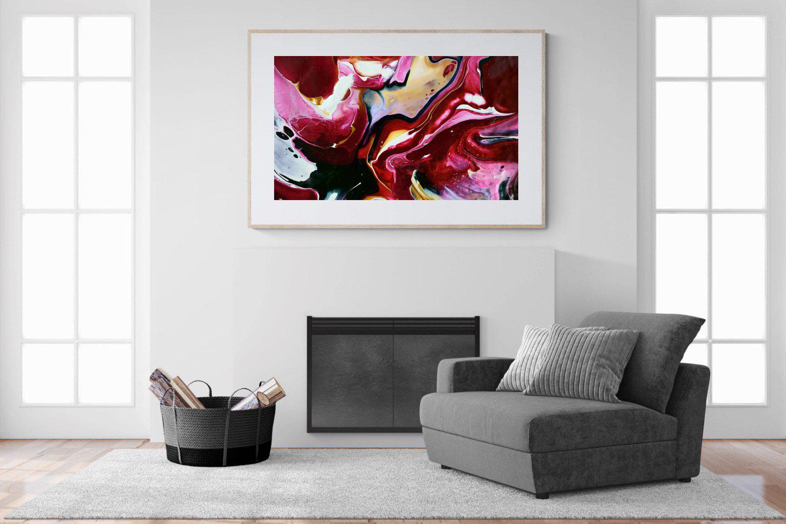 Crimson-Wall_Art-150 x 100cm-Framed Print-Wood-Pixalot