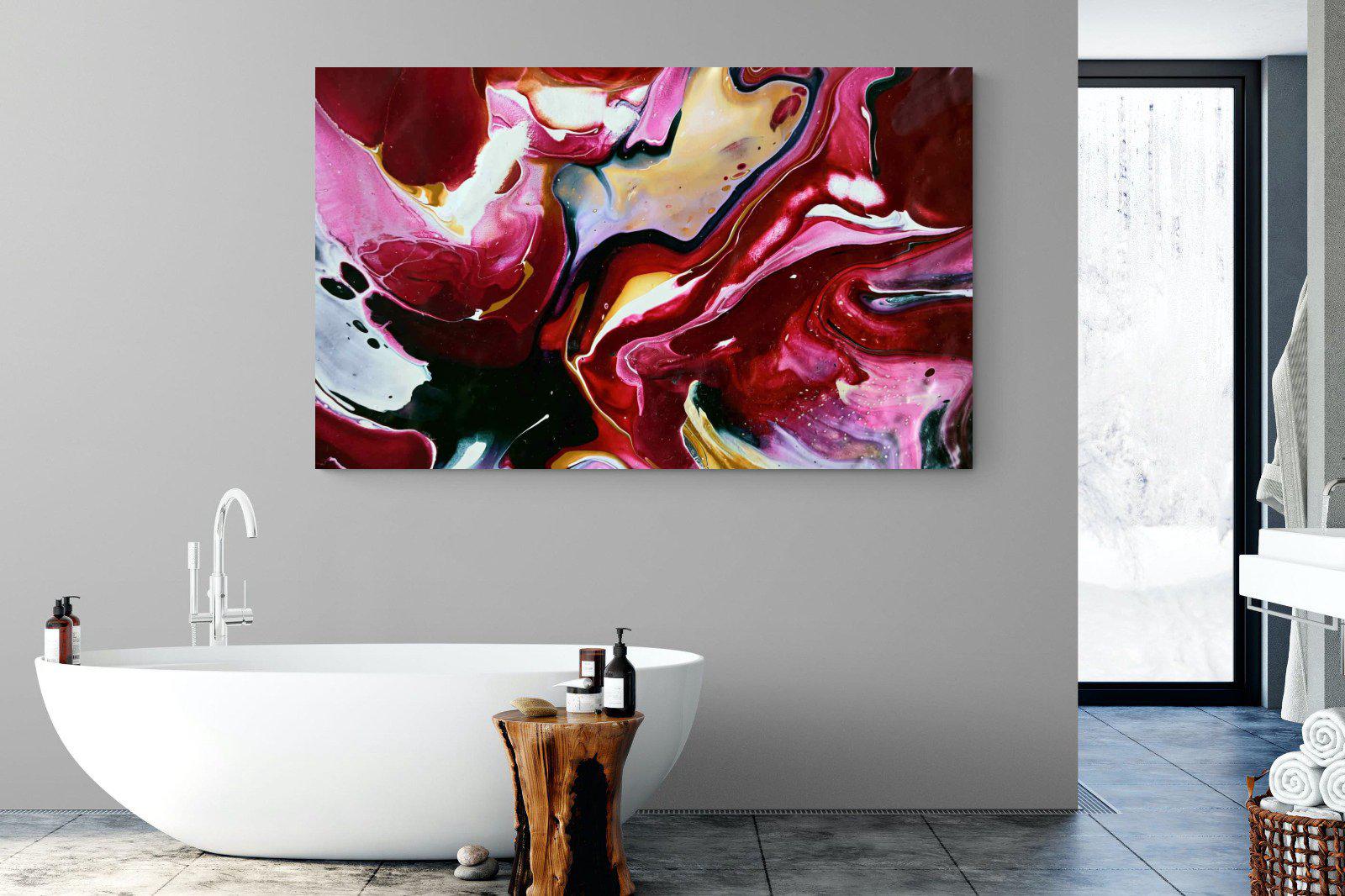 Crimson-Wall_Art-180 x 110cm-Mounted Canvas-No Frame-Pixalot
