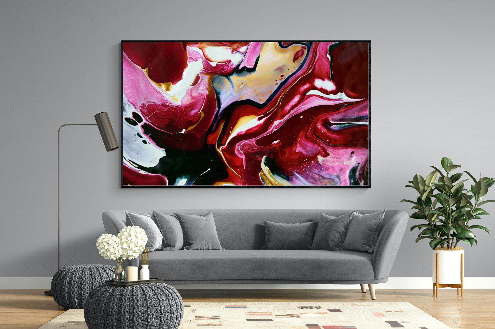 Crimson-Wall_Art-220 x 130cm-Mounted Canvas-Black-Pixalot