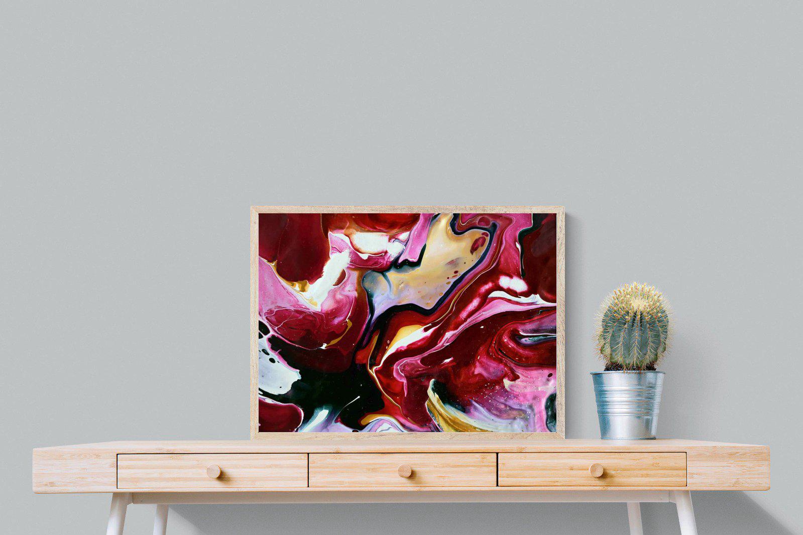Crimson-Wall_Art-80 x 60cm-Mounted Canvas-Wood-Pixalot