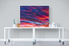 Crimson Sunset-Wall_Art-120 x 90cm-Mounted Canvas-No Frame-Pixalot