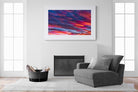 Crimson Sunset-Wall_Art-150 x 100cm-Framed Print-White-Pixalot