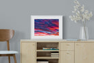 Crimson Sunset-Wall_Art-60 x 45cm-Framed Print-White-Pixalot