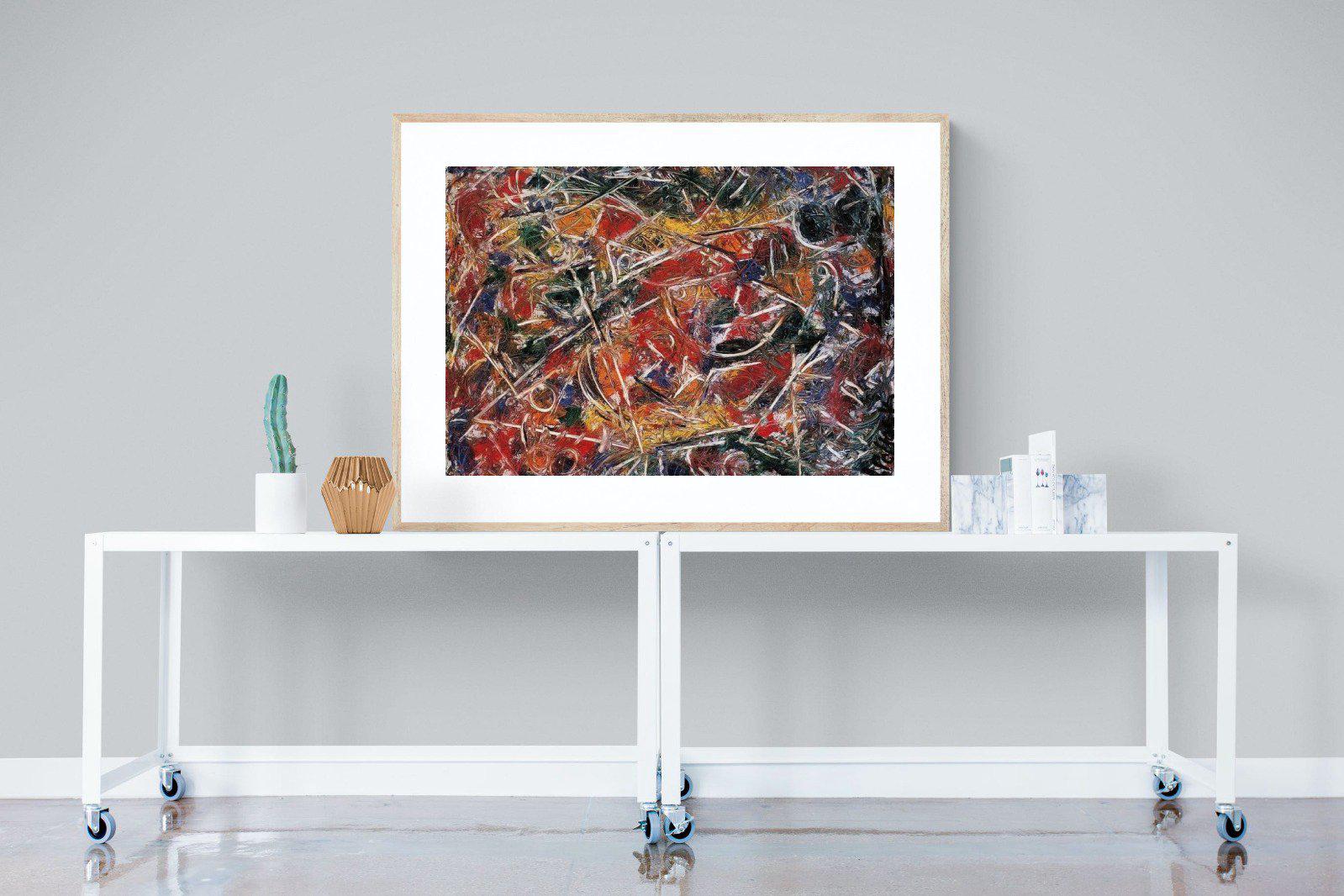Croaking Movement-Wall_Art-120 x 90cm-Framed Print-Wood-Pixalot