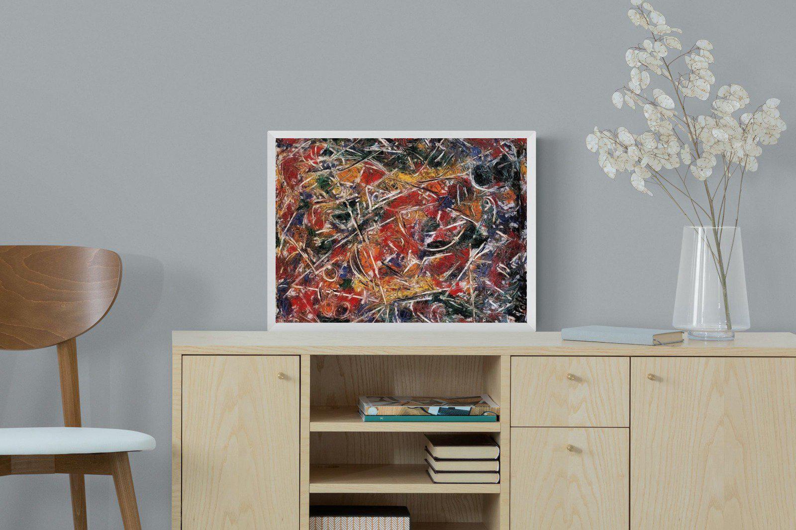 Croaking Movement-Wall_Art-60 x 45cm-Mounted Canvas-White-Pixalot