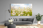 Daisies-Wall_Art-220 x 130cm-Mounted Canvas-Wood-Pixalot