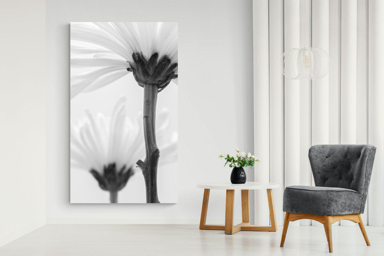 Daisy Stem-Wall_Art-130 x 220cm-Mounted Canvas-No Frame-Pixalot