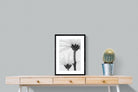Daisy Stem-Wall_Art-45 x 60cm-Framed Print-Black-Pixalot