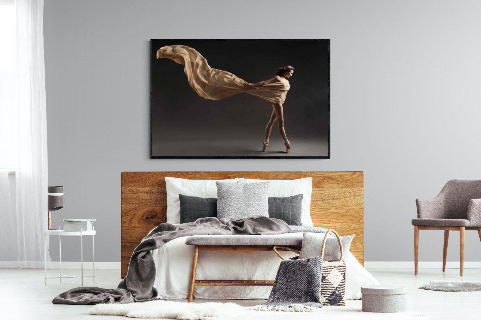 Dancing in the Dark-Wall_Art-150 x 100cm-Mounted Canvas-Black-Pixalot