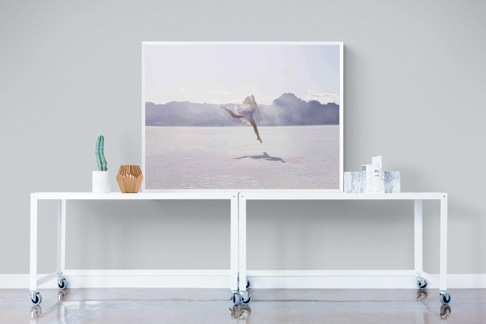 Dancing in the Desert-Wall_Art-120 x 90cm-Mounted Canvas-White-Pixalot