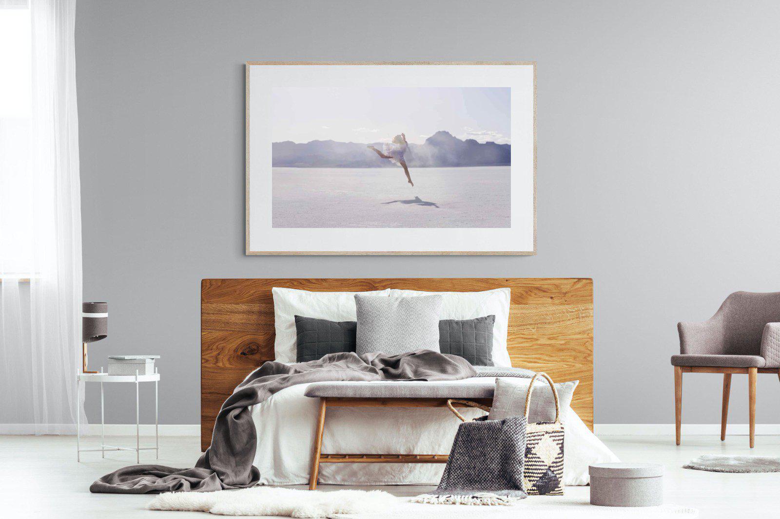 Dancing in the Desert-Wall_Art-150 x 100cm-Framed Print-Wood-Pixalot