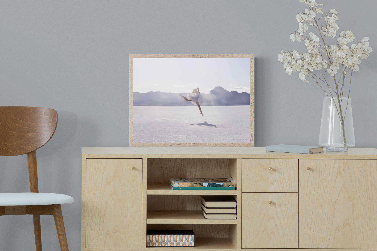 Dancing in the Desert-Wall_Art-60 x 45cm-Mounted Canvas-Wood-Pixalot