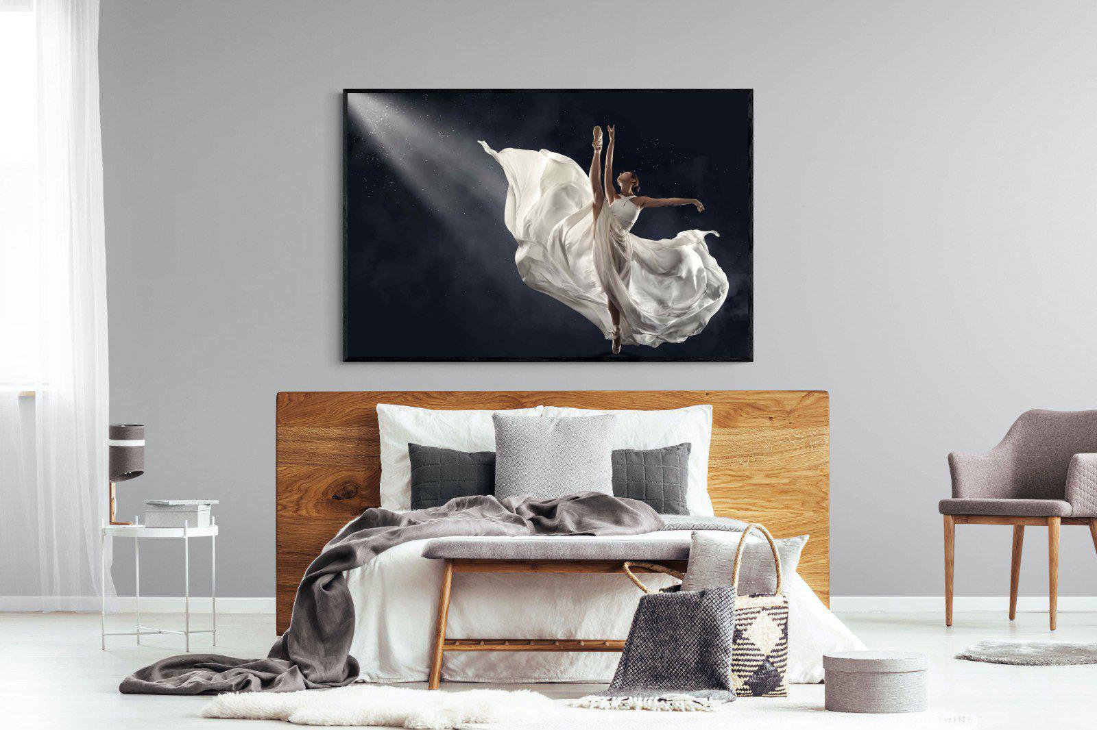 Dancing in the Spotlight-Wall_Art-150 x 100cm-Mounted Canvas-Black-Pixalot