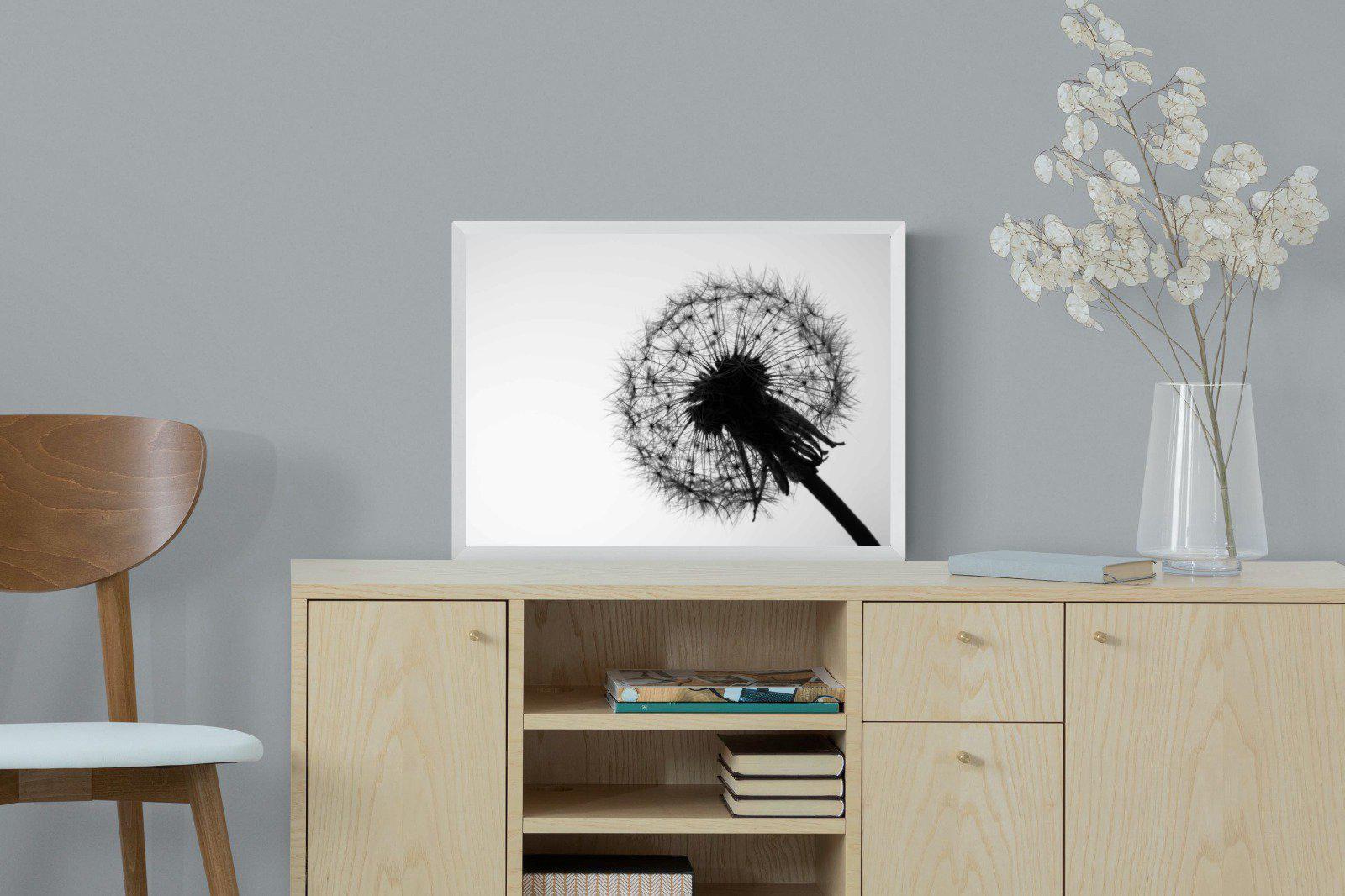 Dandelion-Wall_Art-60 x 45cm-Mounted Canvas-White-Pixalot