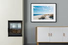 Danish Coastline-Wall_Art-100 x 75cm-Framed Print-Black-Pixalot
