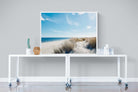 Danish Coastline-Wall_Art-120 x 90cm-Mounted Canvas-White-Pixalot
