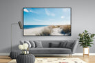 Danish Coastline-Wall_Art-220 x 130cm-Mounted Canvas-Black-Pixalot