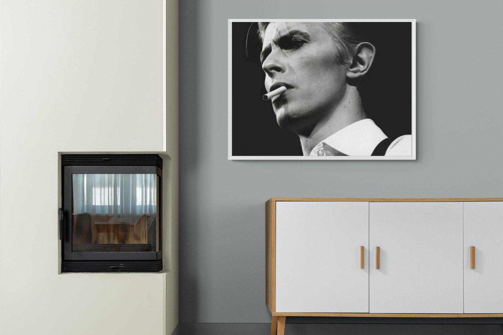 David Bowie-Wall_Art-100 x 75cm-Mounted Canvas-White-Pixalot