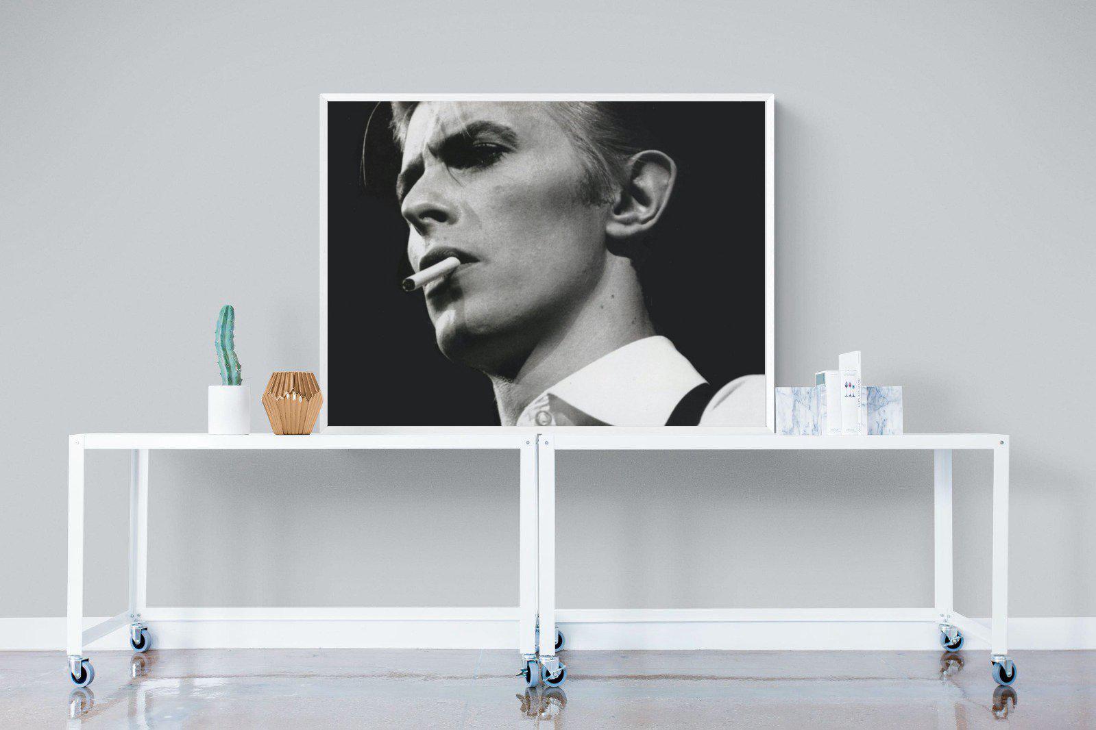 David Bowie-Wall_Art-120 x 90cm-Mounted Canvas-White-Pixalot