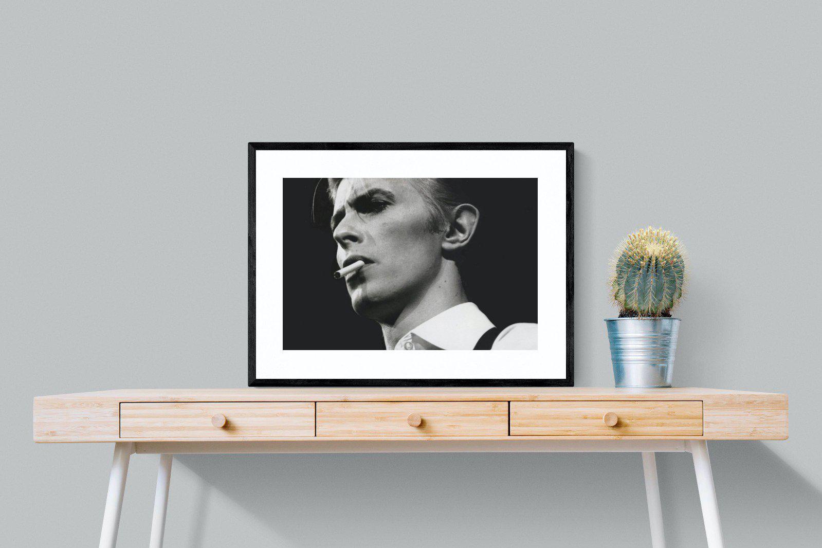 David Bowie-Wall_Art-80 x 60cm-Framed Print-Black-Pixalot
