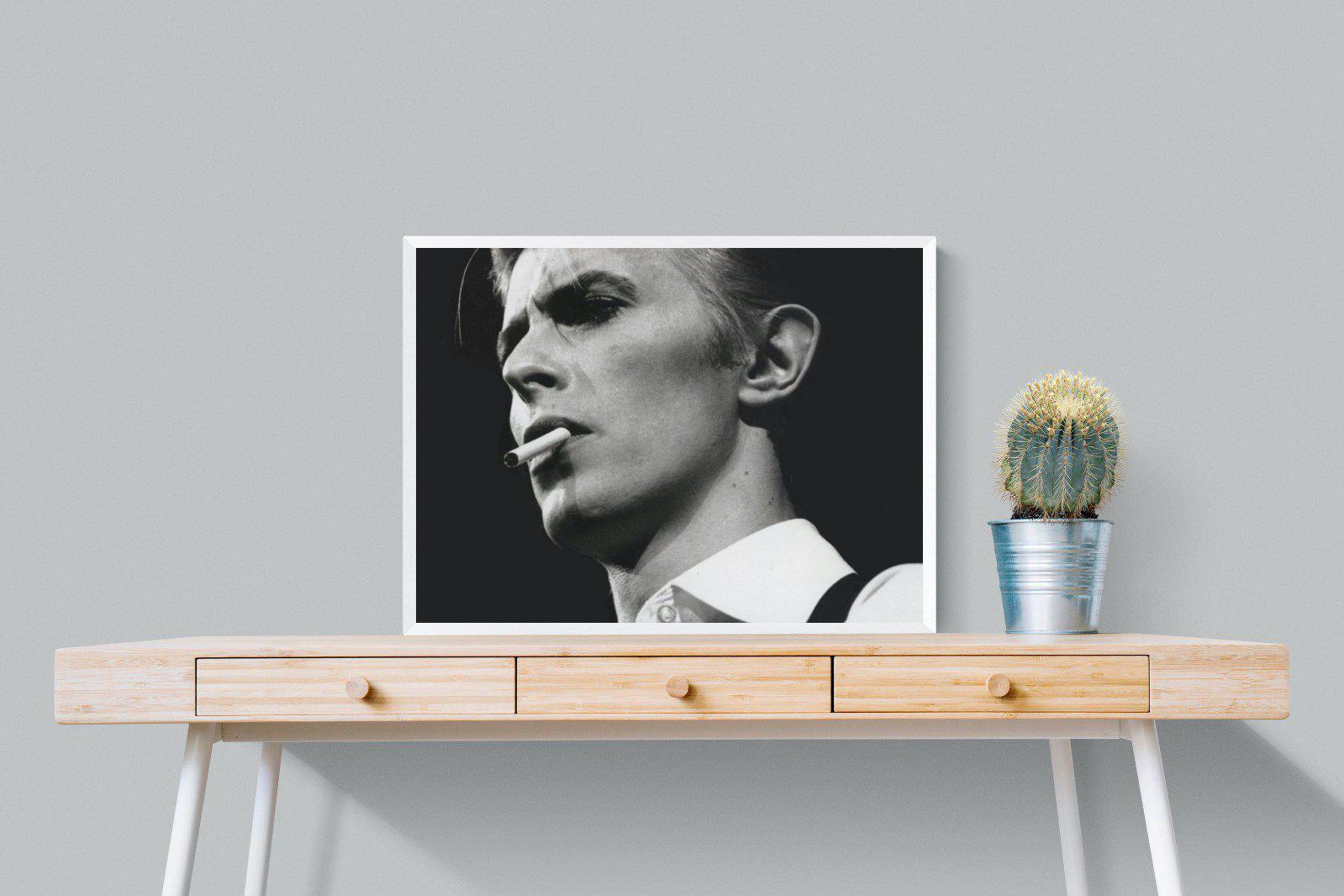 David Bowie-Wall_Art-80 x 60cm-Mounted Canvas-White-Pixalot