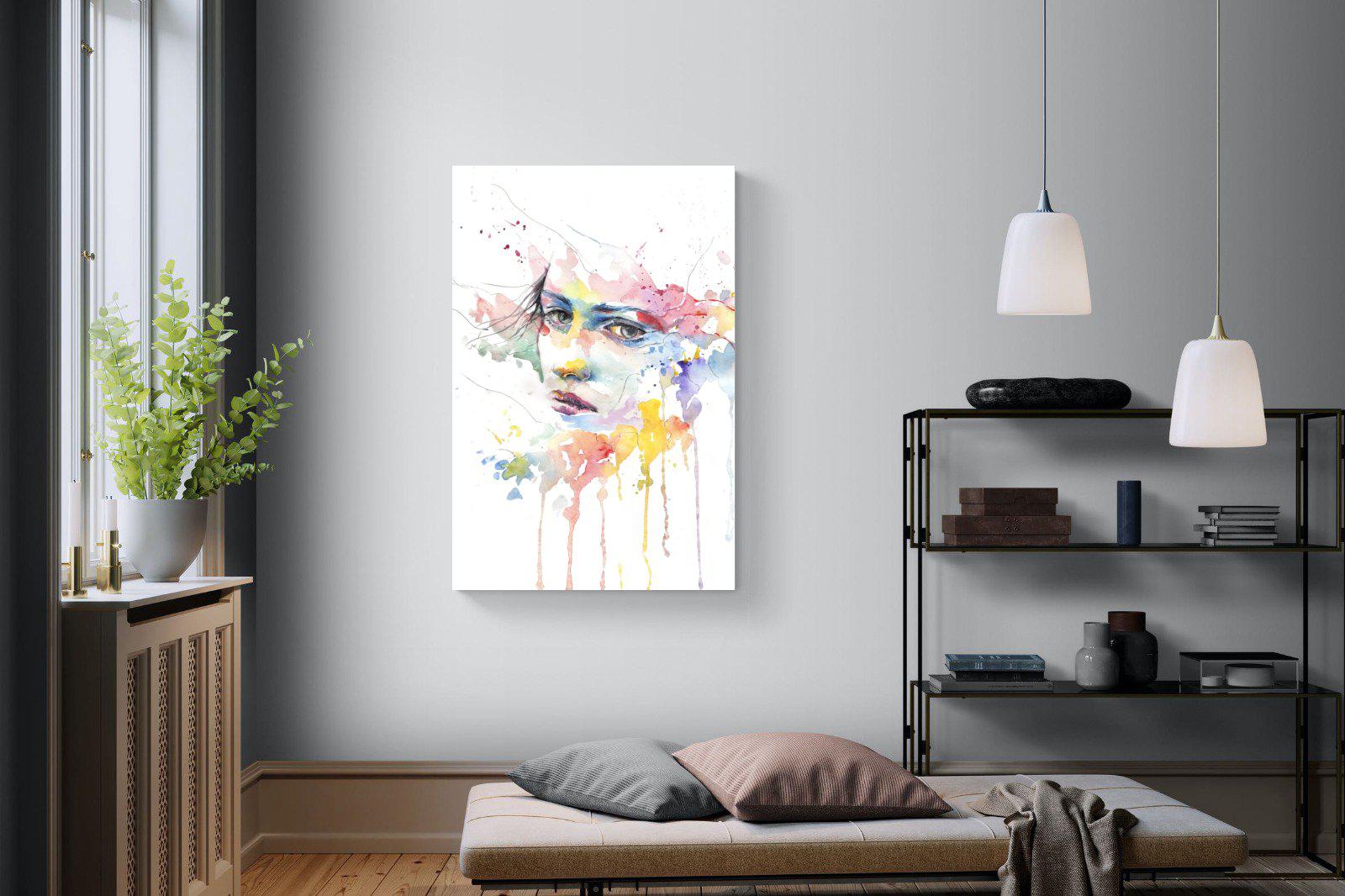 Deep in Thought-Wall_Art-100 x 150cm-Mounted Canvas-No Frame-Pixalot