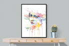 Deep in Thought-Wall_Art-75 x 100cm-Mounted Canvas-Black-Pixalot
