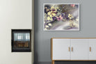 Delicate Floral-Wall_Art-100 x 75cm-Mounted Canvas-White-Pixalot
