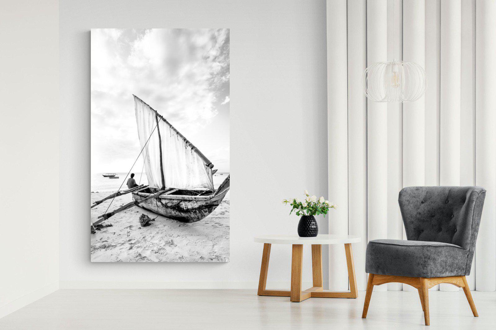 Dhow-Wall_Art-130 x 220cm-Mounted Canvas-No Frame-Pixalot