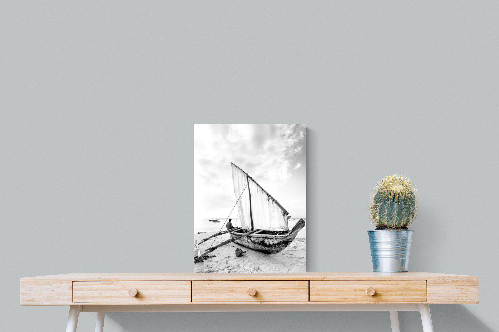 Dhow-Wall_Art-45 x 60cm-Mounted Canvas-No Frame-Pixalot