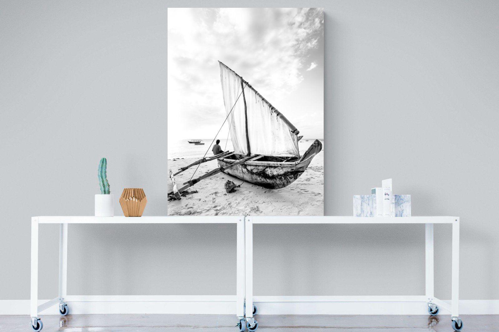 Dhow-Wall_Art-90 x 120cm-Mounted Canvas-No Frame-Pixalot